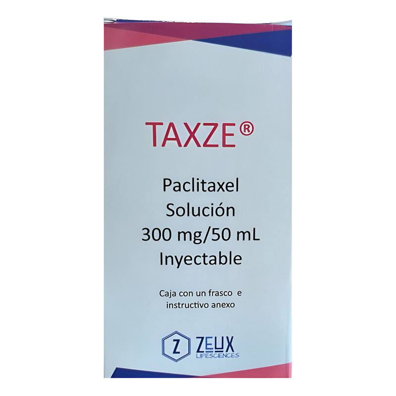 Taxze Paclitaxel 300 Mg/50 Ml Solución Inyectable Zeux