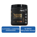 Amz Bcaa's Aminoácidos 420 G Sabor Naranja 42 Servs Naranja