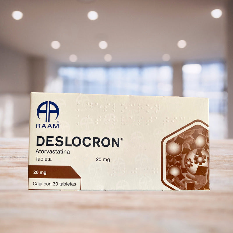 Deslocrón Atorvastatina 20 Mg Caja Con 30 Tabletas Raam