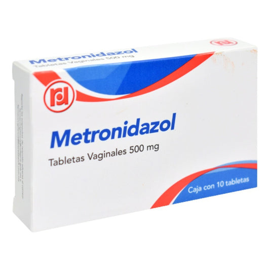 Metronidazol 500 Mg Caja Con 10 Tabletas Vaginales Randall