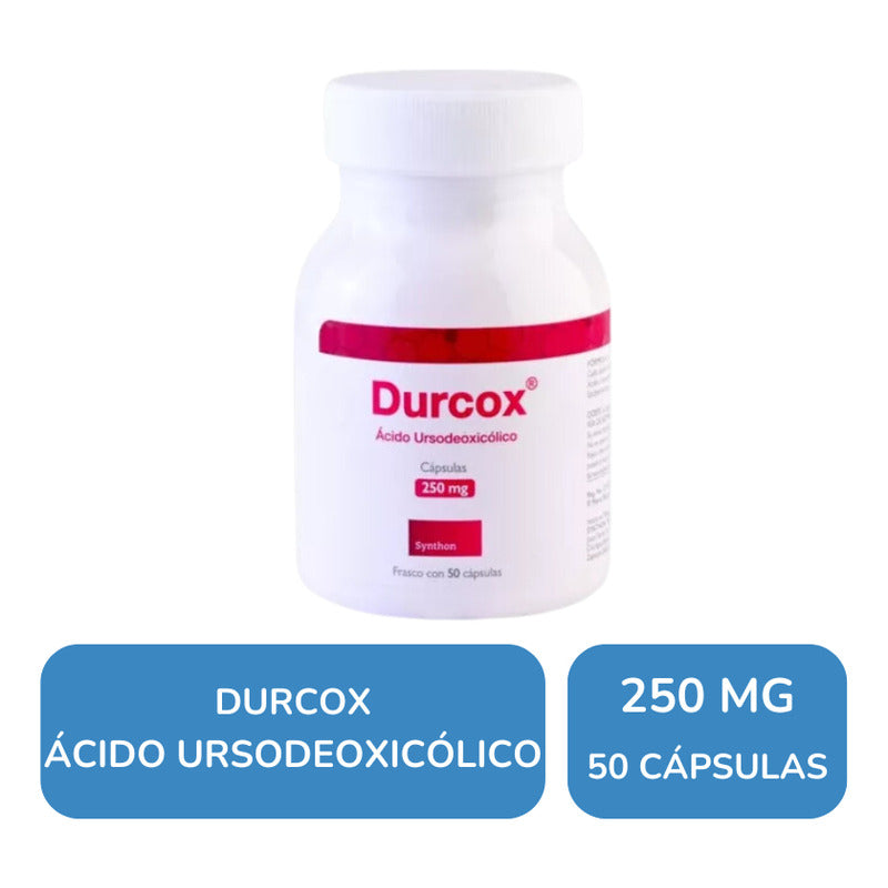 Durcox Acido Ursodeoxicolico 250 Mg Frasco Con 50 Capsulas
