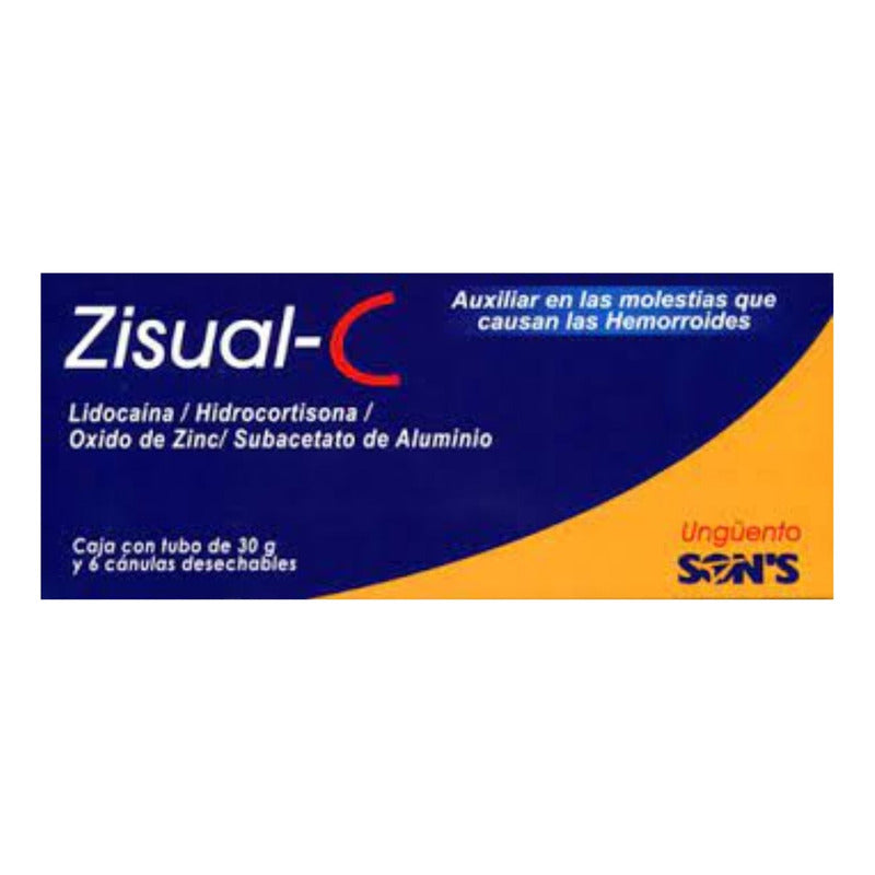 Zisual-c Pomada 30g Son's Para Hemorroides Y Malestares