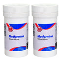 Metformina 850 Mg 2 Frascos 30 Tabletas C/u Randall