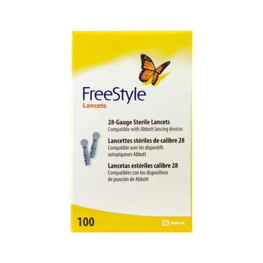 Abbott Lancetas Freestyle Caja Con 100 Lancetas Amarillo