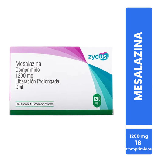 Mesalazina 1200 Mg Caja Con 16 Comprimidos Zeux