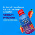Gadavyt  Flx Protybone Sabor Fresa 480 Ml Suplemento Líquido Fresa