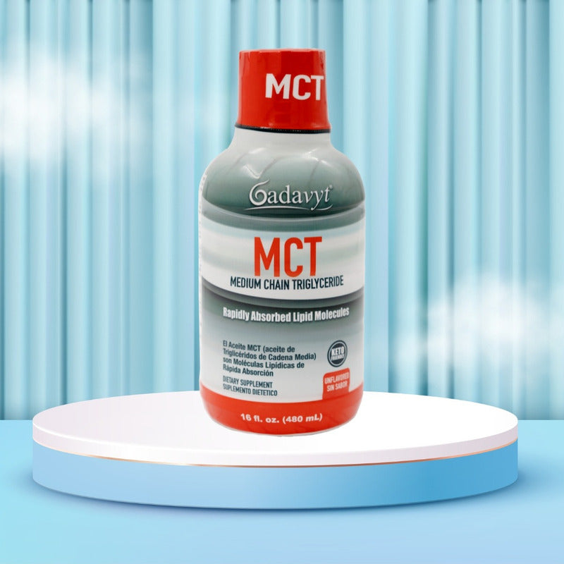 Gadavyt Mct 480 Ml Sin Sabor, Suplemento Líquido Sin Sabor
