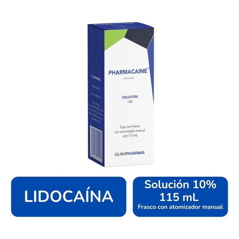 Lidocaina Frasco Con Atomizador Manual Con 115ml