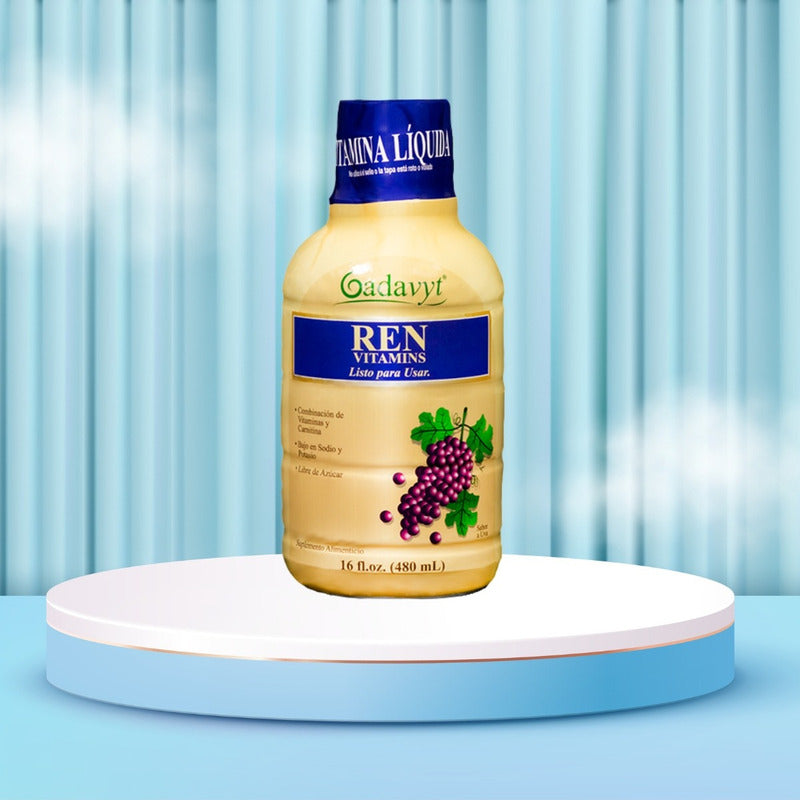 Gadavyt Renal Vitamins 480 Ml Sabor Uva Uva