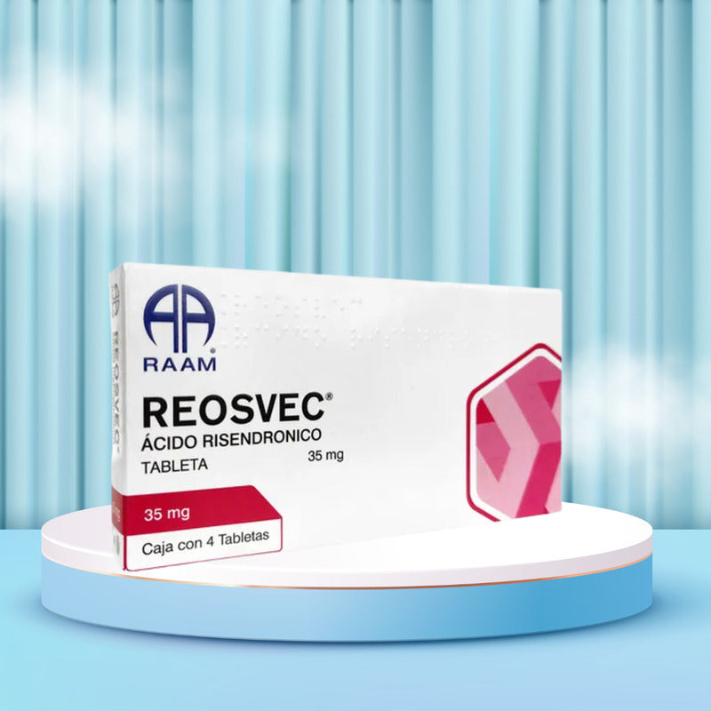 Reosvec Ácido Risedronico 35 Mg Caja Con 4 Cápsulas Raam