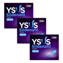Ysus Sildenafil 100 Mg 3 Cajas Con 4 Tabletas C/u Gelpharma