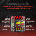 Preentrenador Pre Entreno Hiroshima Potencia Extrema 30 Serv Sabor Kiwi 315g