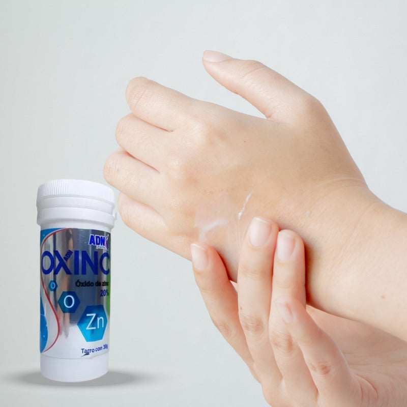 Pomada De Oxido De Zinc 20% Tarro Con 30 G Adn Pharma Oxinc Neutra