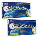Difenhidramina 25 Mg 2 Cajas Con 10 C/u Cápsulas Gelpharma