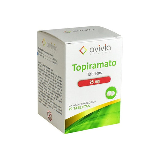 Topiramato Avivia Topiramato 25 Mg C/20 Tabletas - Avivia Pharma, S.a. De C.v.