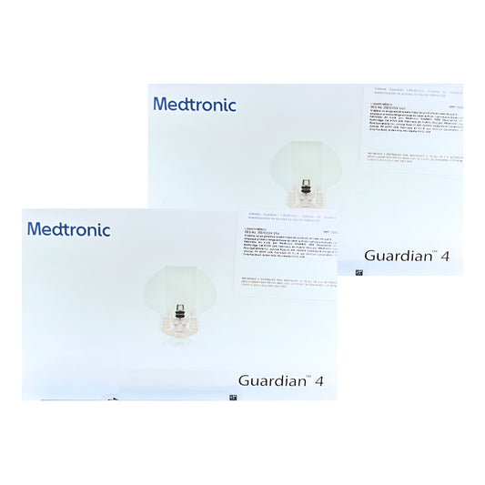Sensores Guardian 4 System 2 Cajas Con 5 Sensores Medtronic Blanco