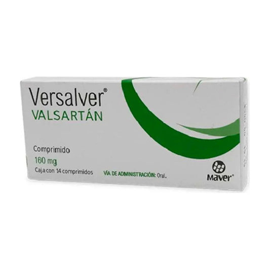 Versalver Comprimido 160 Mg, 14 Comprimidos - Productos Maver, S.a. De C.v.
