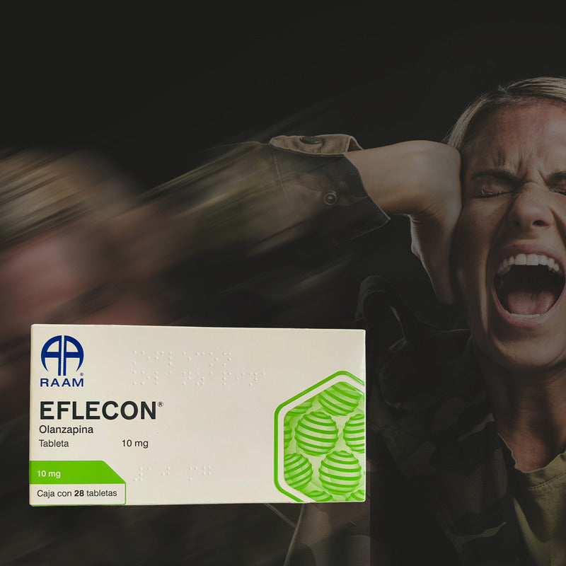 Eflecon Olanzapina 10 Mg 6 Cajas Con 28 Tabletas C/u Raam