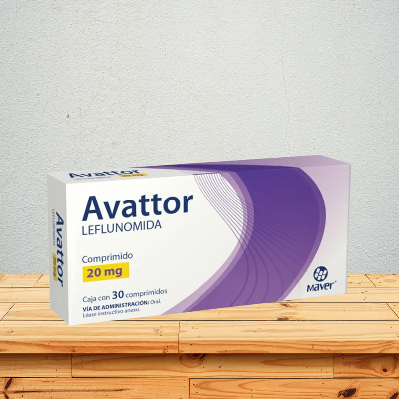 Avattor Leflunomida De 20mg Caja Con 30 Comprimidos
