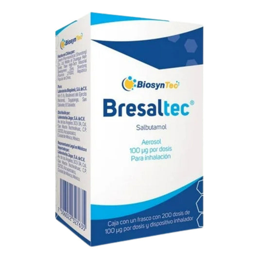 Bresaltec Salbutamol 1 Fras. Con 200 Dosis Y Disp. Inhalador