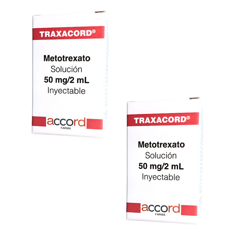 Traxacord Metotrexato 50 Mg / 2 Ml Inyectable 3 Cajas Accord