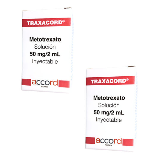 Traxacord Metotrexato 50 Mg / 2 Ml Inyectable 2 Cajas Accord