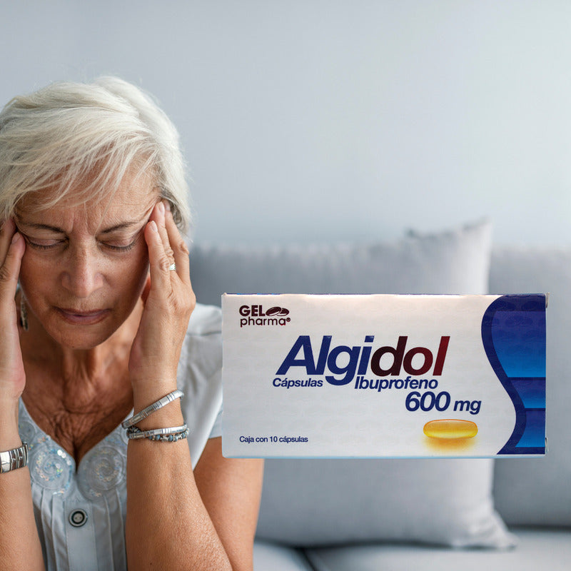 Algidol 3 Cjs Con 10 Caps C/u Ibuprofeno 600 Mg Gel Pharma