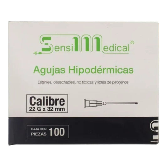 Jeringa De 1 Ml Con Aguja 22g X 32 Mm 100 Pzas Jayor 1 Ml