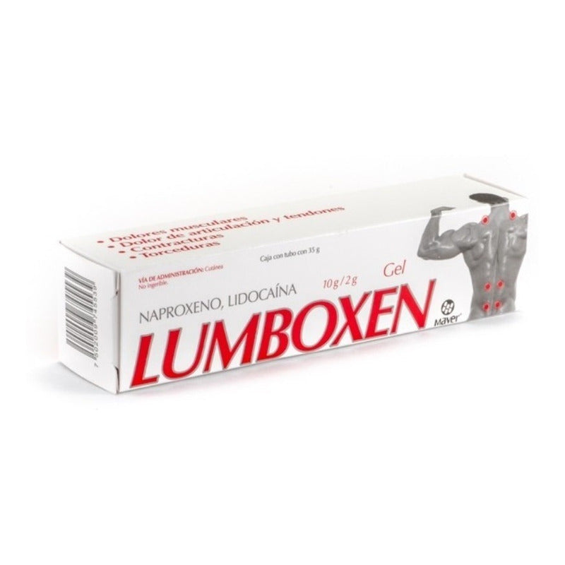 Lumboxen Gel Naproxeno 10 G Lidocaina 2 G Tubo 35 G Maver