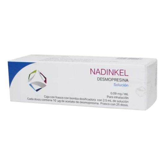Nadinkel Desmopresina 89mcg/ml C/1 Bomba Dosif 2.5 Ml Dankel