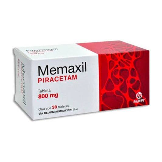 Memaxil Tableta 800 Mg, 30 Tabletas - Productos Maver, S.a. De C.v.