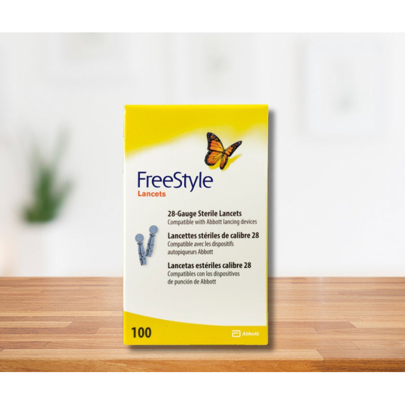 Abbott Lancetas Freestyle Caja Con 100 Lancetas.