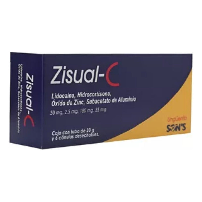 Zisual-c Pomada 30g Son's Para Hemorroides Y Malestares
