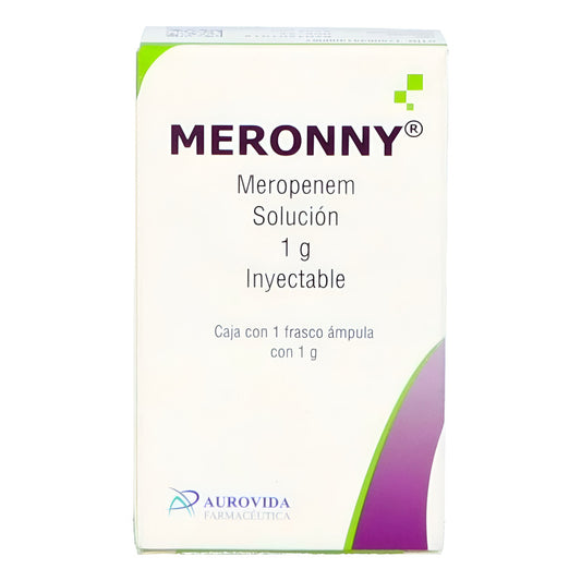 Meronny Meropenem Solución Inyectable 1 G Aurovida
