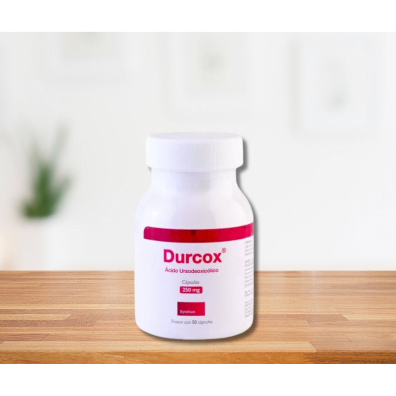 Durcox Acido Ursodeoxicolico 250 Mg 2 Botes 50 Capsulas C/u