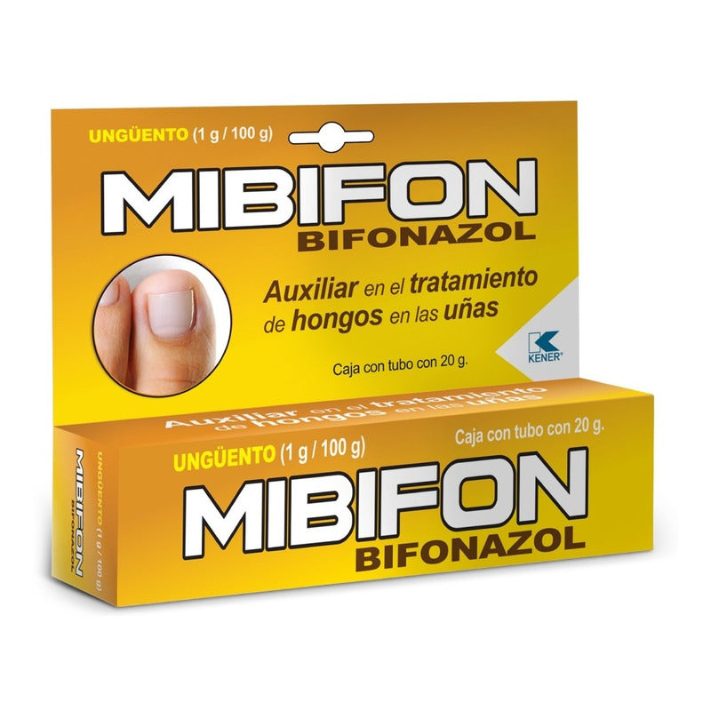 Mibifon Bifonazol Kener Pomada 20g Antihongos Uñas