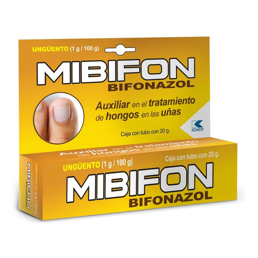 Mibifon Bifonazol Kener Pomada 20g Antihongos Uñas