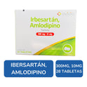 Irbesartán / Amlodipino 300 Mg / 10 Mg 28 Tabletas Avivia