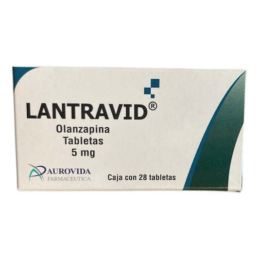 Lantravid Olanzapina 5 Mg Caja Con 28 Tabletas Aurovida