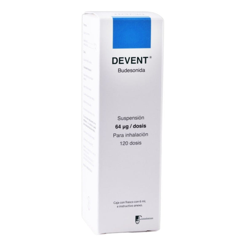 Devent Budesonida 64 Mcg/dosis 6ml 120 Dosis Farmadextrum – Mercadofarma