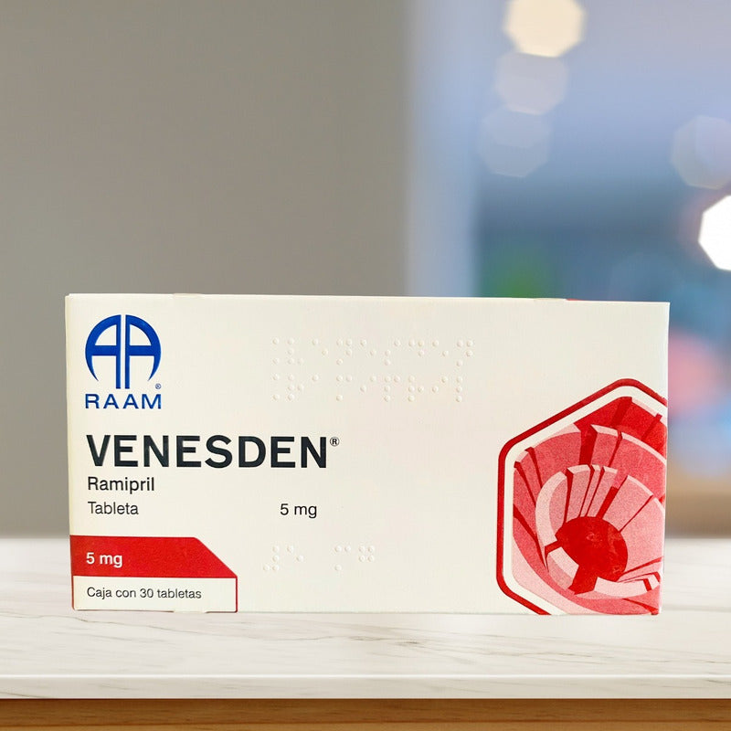 Venesden Ramipril 5 Mg 2 Cajas Con 30 Tabletas C/u Raam