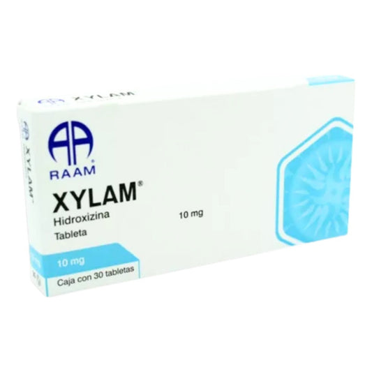 Xylam Hidroxizina 10 Mg Caja Con 30 Tabletas