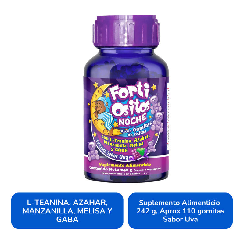 Forti Ositos Noche Vitaminas Infantil 242 G Uva Natutech Uva