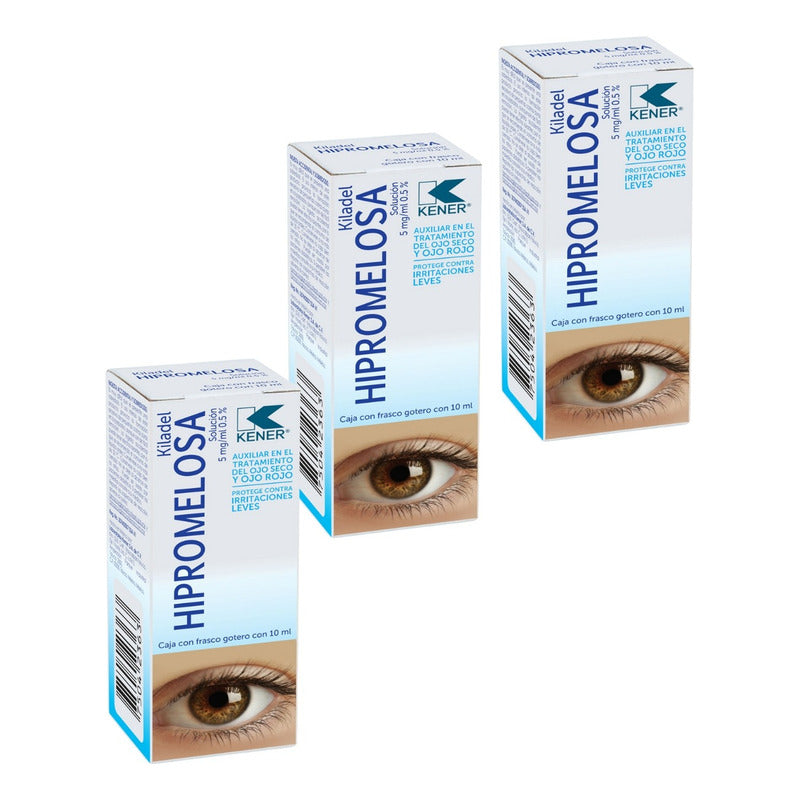 Kener Kiladel Hipromelosa 3 Goteros 15ml 5mg/ml 0.5%