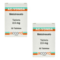 Ac-vonda Metotrexato 2.5 Mg 2 Frascos 50 Tabletas C/u Accord