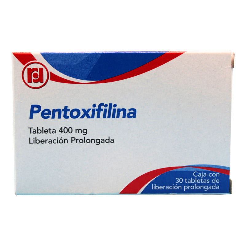 Pentoxifilina 400 Mg Con 30 Tabletas Randall