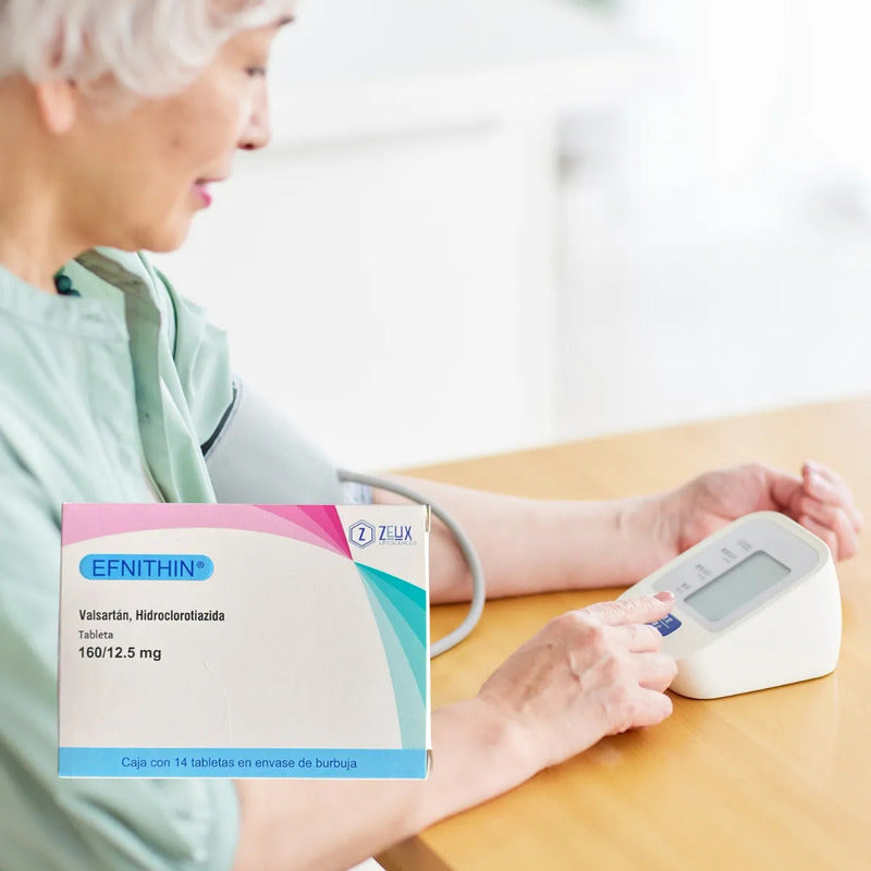 Efnithin Valsartán / Hidroclorotiazida 160/12.5 Mg Caja Con 14 Tabletas Zeux