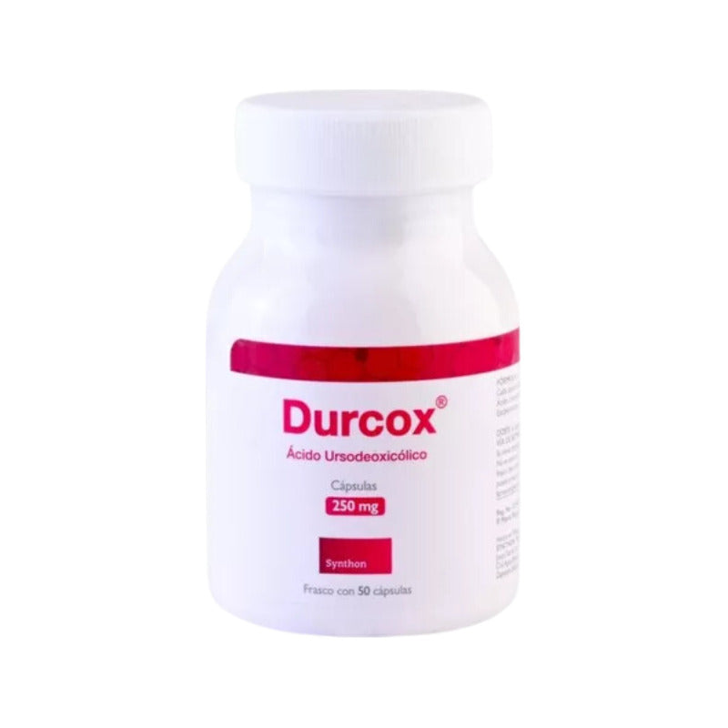 Durcox Acido Ursodeoxicolico 250 Mg Frasco Con 50 Capsulas