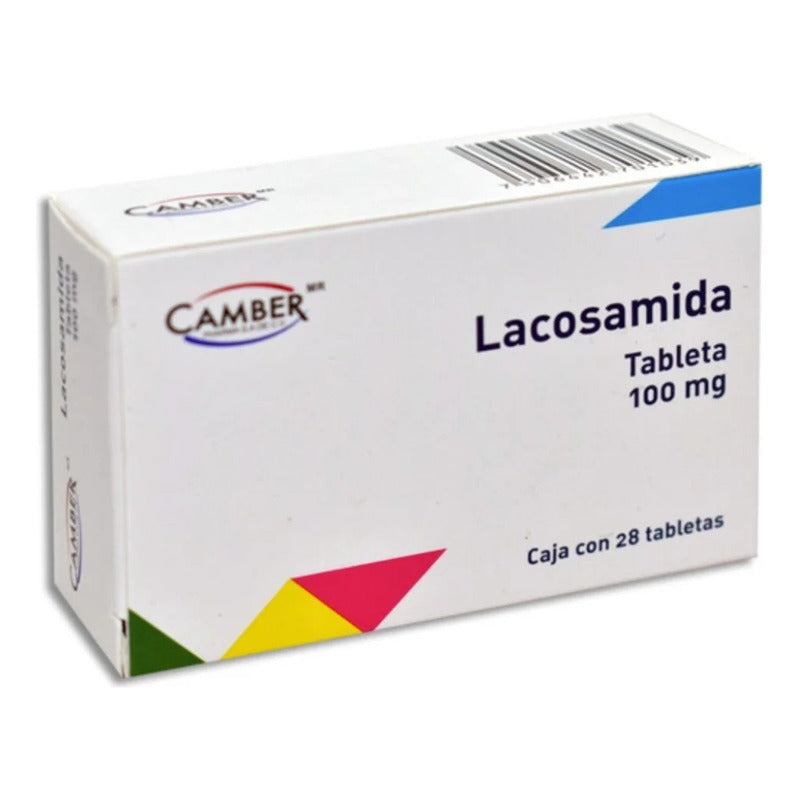 Lacosamida 100 Mg Caja  Con 28 Tabletas Camber Pharma