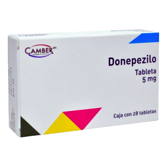 Donepezilo 5 Mg Caja Con 28 Tabletas Laboratorios Camber